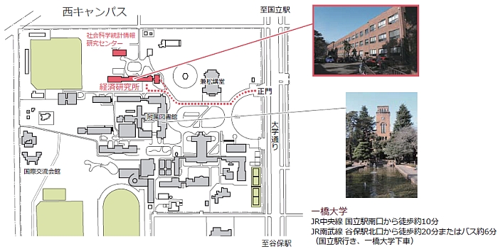 国立キャンパス　建物配置図